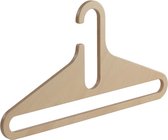 De Kledinghanger Gigant - 8 x Garderobehanger Flat beukenhout naturel gelakt, 44 cm