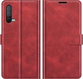 Deluxe Book Case - OnePlus Nord CE 5G Hoesje - Rood