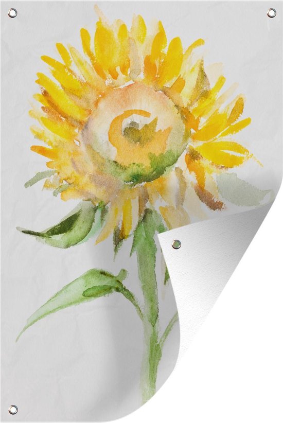Toile mur art noir et blanc tournesol affiche impression mur art peinture salon image abstraite