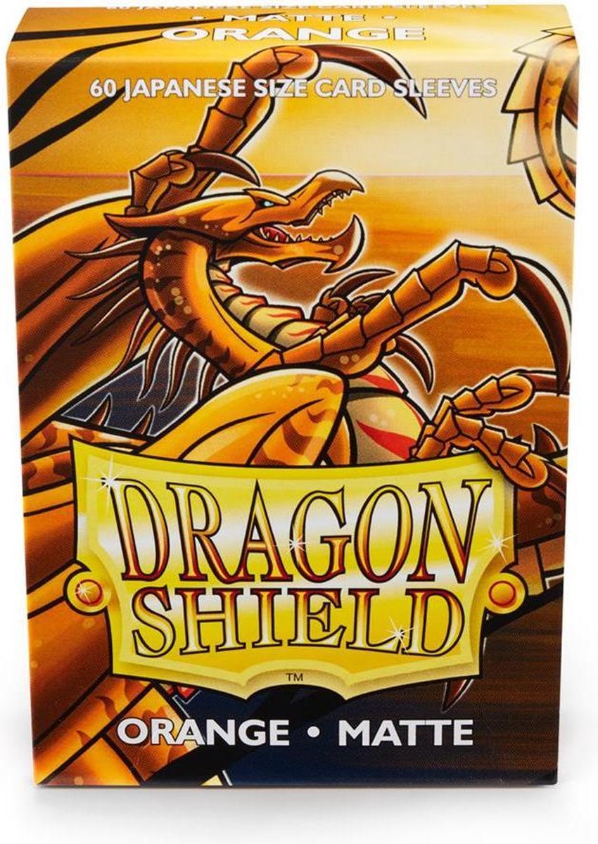 TCG Sleeves - Dragon Shield - Orange Oranje (Non Glare) Small Size