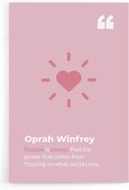 Walljar - Oprah Winfrey - Muurdecoratie - Poster