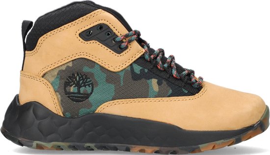 Timberland Solar Wave Mid Veterboots - Laarzen Met Veters - Jongens - Bruin  - Maat 39 | bol.com