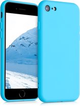 kwmobile telefoonhoesje geschikt voor Apple iPhone SE (2022) / iPhone SE (2020) / iPhone 8 / iPhone 7 - Hoesje voor smartphone - Back cover in ijsblauw