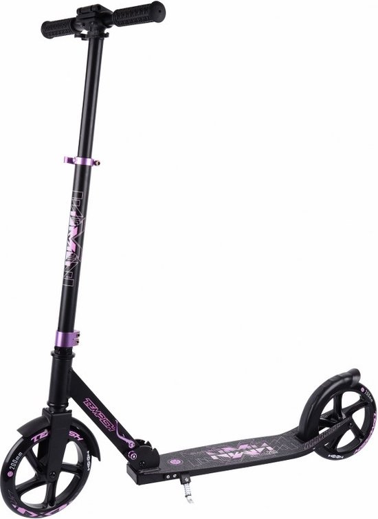 Bopster tweewielers opvouwbare step voor kinderen - Roze Camouflage