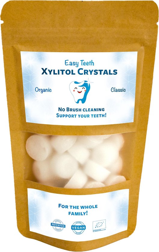 Easy Teeth Xylitol Crystals Classic 1000 gram bol
