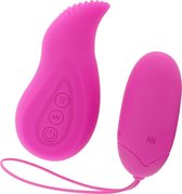Moressa Edgar Premium - Vibrator - voor Clitoris of Vagina - 12 Vibraties - Afstandsbediening - USB Herlaadbaar - Roze