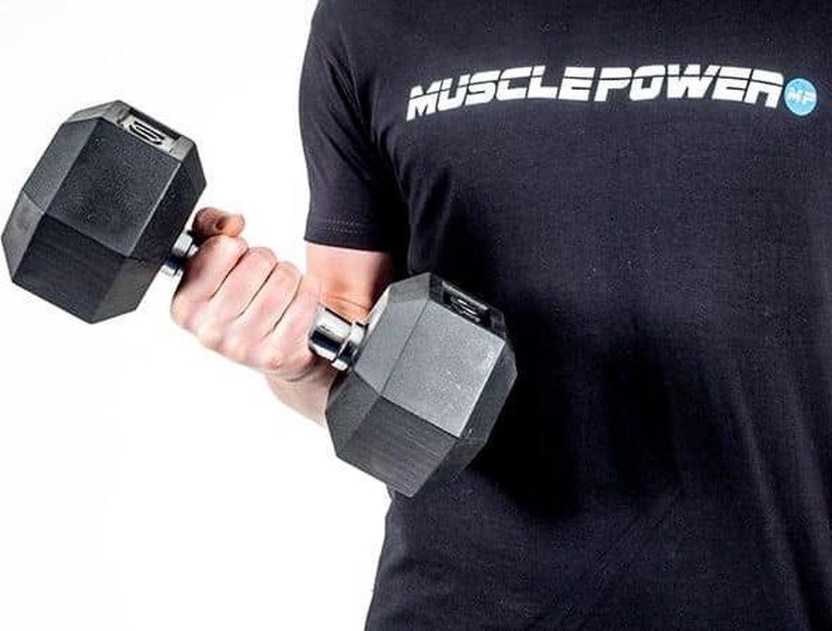 Muscle Power Hexa Dumbbell - Per Stuk - 50 kg