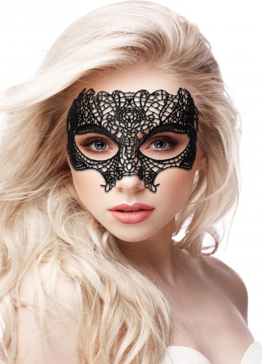 Prinses - Zwarte Kantmasker