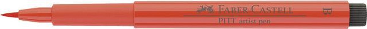 Faber-Castell tekenstift - Pitt Artist Pen - brush - scharlakenrood - FC-167418