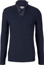 Tom Tailor Lange mouw Trui - 1027983 Blauw (Maat: XXXL)