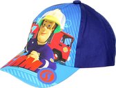 Brandweerman Sam Kids Cap Pet Donkerblauw - Officiële Merchandise