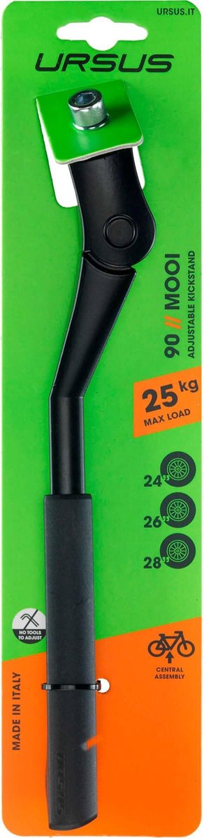 Ursus Verstelbare fietsstandaard - zwart - aluminium - 26-28 inch - max 25 kg