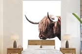 Behang - Fotobehang Schotse Hooglander - Dieren - Koeien - Breedte 145 cm x hoogte 220 cm