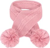 Soft Touch Babysjaal Elegance Pompoms Acryl Roze One-size