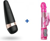 Satisfyer Pro 3 - Clitorisstimulator + Rabbit Vibrator - Tarzan Vibrator