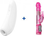 Satisfyer Curvy 1+ - Wit - Luchtdruk Vibrator + Rabbit Vibrator - Tarzan Vibrator