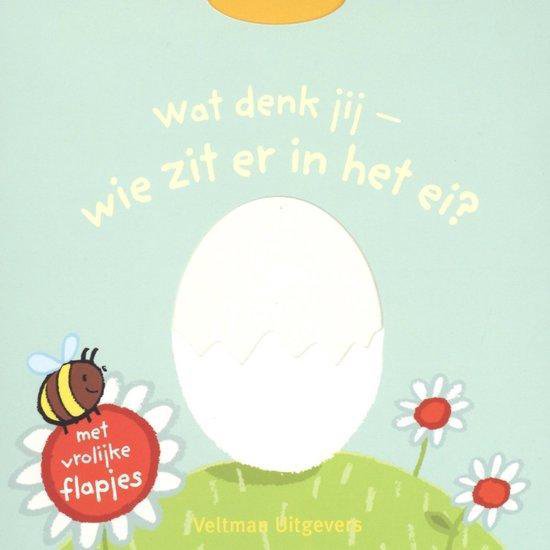 Boek cover Wat denk jij - wie zit er in het ei? van Thorsten Saleina (Hardcover)