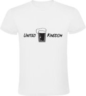 United Kingdom Heren t-shirt |verenigd koninkrijk | Wit