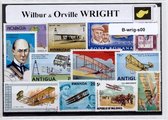 Wilbur & Orville Wright – Luxe postzegel pakket (A6 formaat) - collectie van verschillende postzegels van Wilbur & Orville Wright – kan als ansichtkaart in een A6 envelop. Authenti