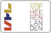 Vlag gemeente Vijfheerenlanden - 100 x 150 cm - Polyester