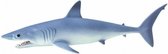 zeedieren Kortvinmakreelhaai junior 14,5 cm blauw/wit