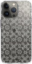 Casetastic Apple iPhone 13 Pro Hoesje - Softcover Hoesje met Design - Flowerbomb Print