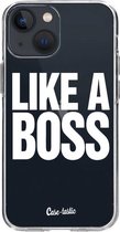Casetastic Apple iPhone 13 mini Hoesje - Softcover Hoesje met Design - Like a Boss Print