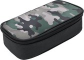 etui Camouflage 24 x 12 x 12 cm groen/zwart