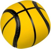Splashbal basketbal 13 cm foam geel