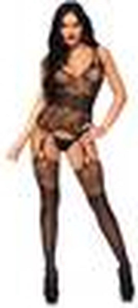 Goedkoopste Strappy rose bodystocking