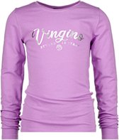 Vingino Longsleeve Logo Meisjes Katoen Roze Mt 140
