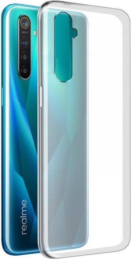 Coque REALME X50 5G Coque souple en silicone TPU transparente + Protecteur d'écran en Tempered Glass 3X