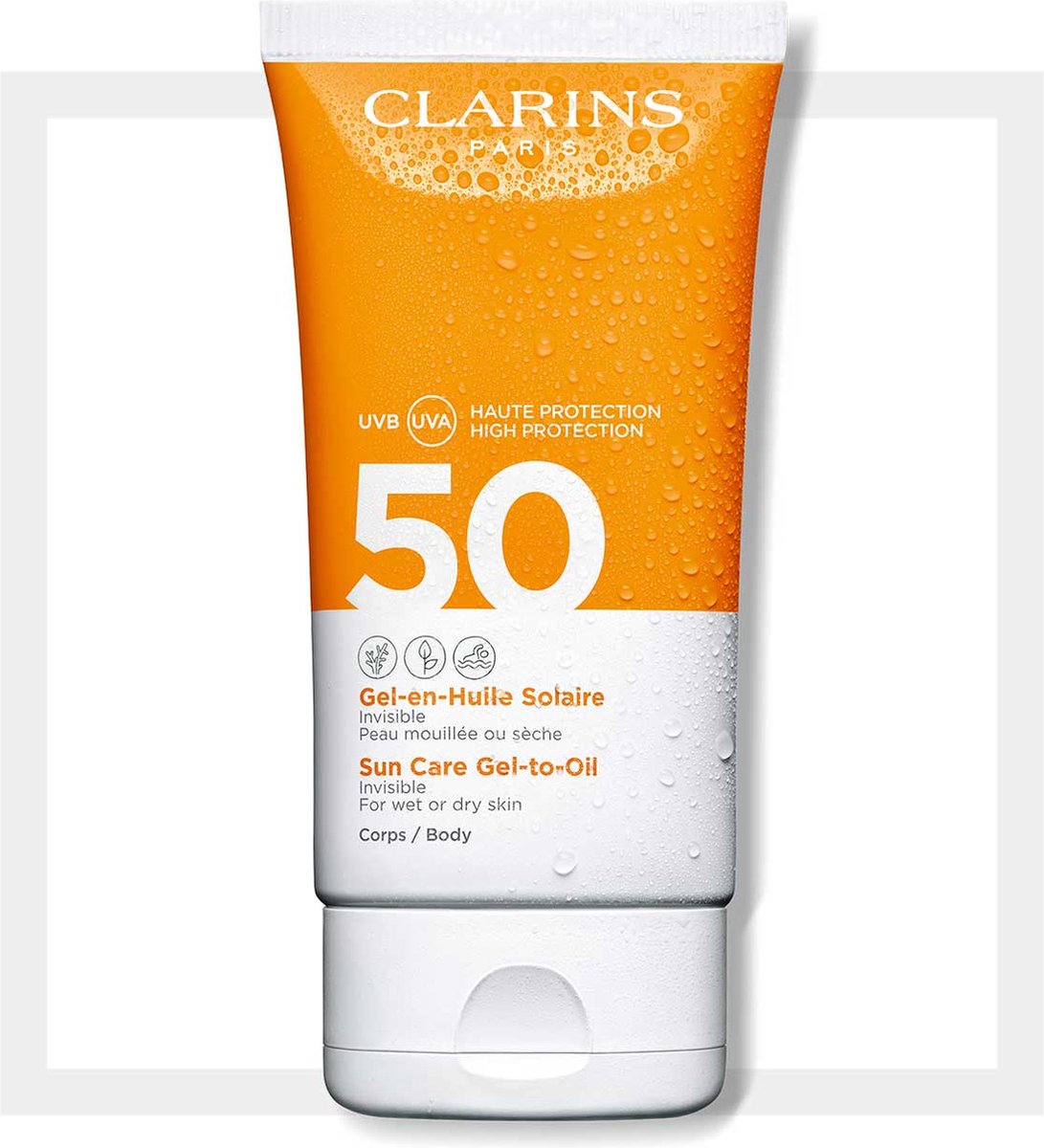 Goedkoopste Clarins Sun Care Gel-to-Oil SPF50 - Zonnebrand - 150 ml