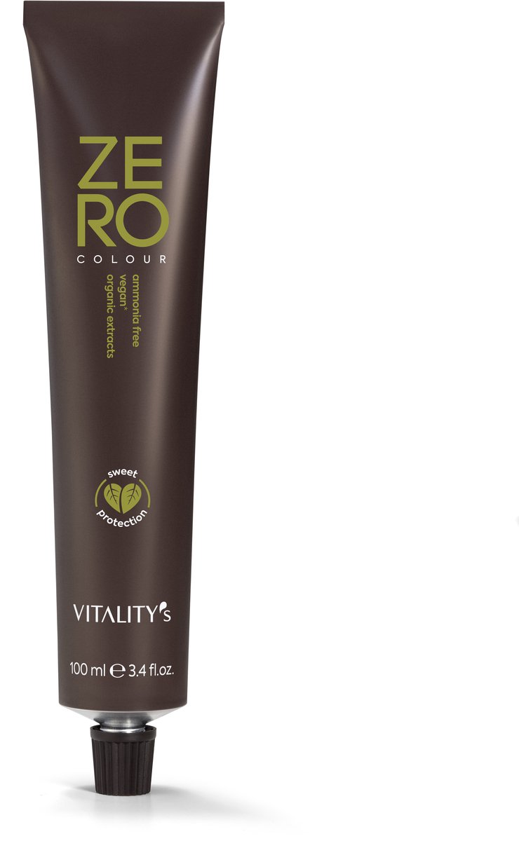 Vitality's Haarverf Zero Vegan Colour Cream 4/0 Bruin