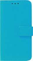 - ADEL Kunstleren Book Case Pasjes Portemonnee Hoesje Geschikt voor Samsung Galaxy Note 10 Plus - Blauw