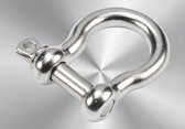 Rvs harpsluiting met borstbout 6mm