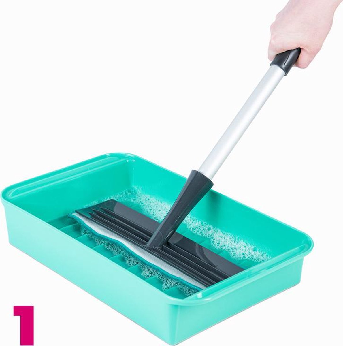 Set d'essuie-glace Genius 10 Pieces - Cleaner vitres + poignée, baignoire  et housse en