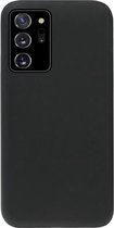 ADEL Tarwe Stro TPU Back Cover Softcase Hoesje Geschikt voor Samsung Galaxy Note 20 - Duurzaam Afbreekbaar Milieuvriendelijk Zwart