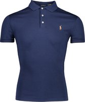 Polo Ralph Lauren  Polo Blauw Getailleerd - Maat XS - Heren - Lente/Zomer Collectie - Katoen