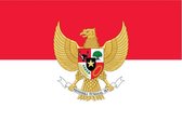 Vlag Indonesie met Garuda 100x150cm