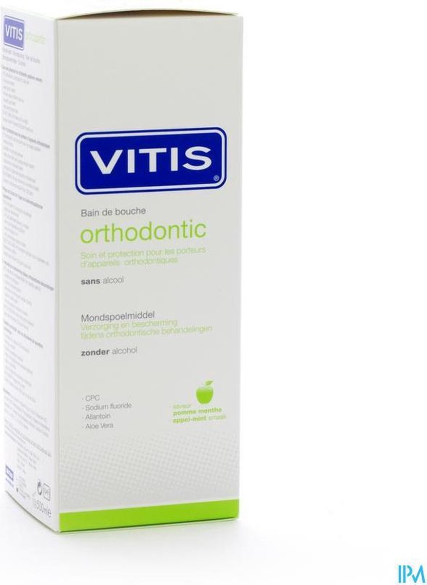 portemonnee Kinderpaleis Evaluatie Vitis Orthodontic Mondspoelmiddel - 500 ml - Mondwater | bol.com