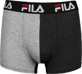 Fila - 2-pack Boxershort - Zwart/Grijs - Maat  XL