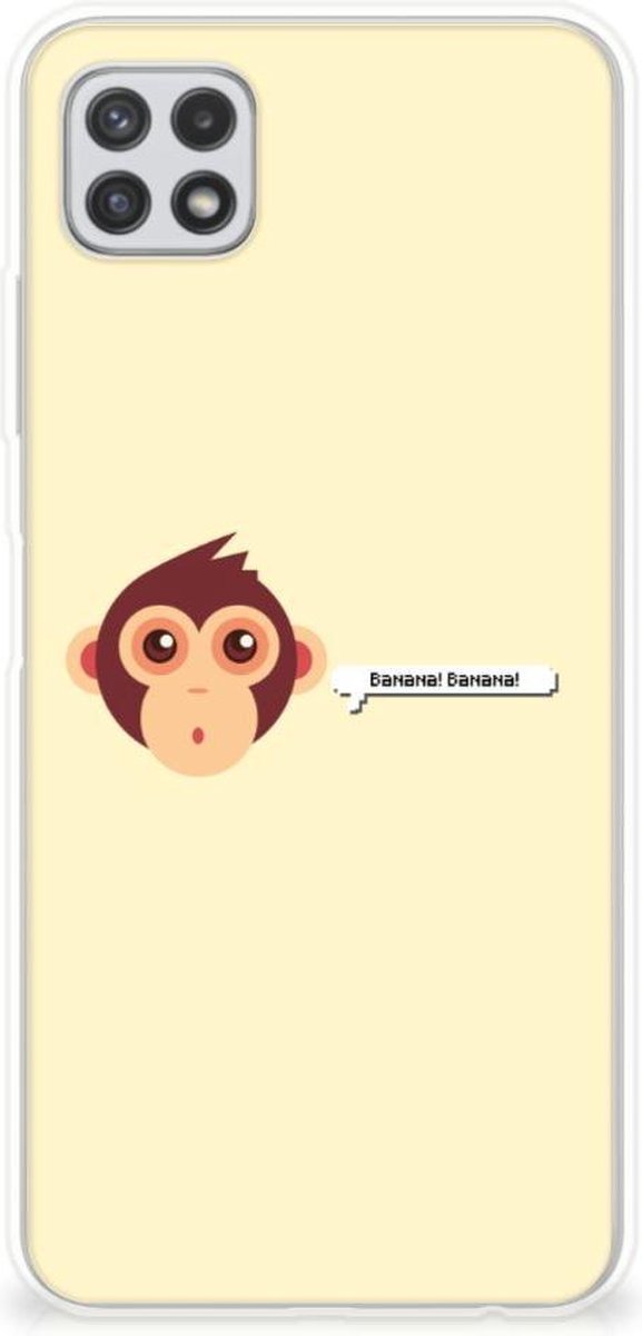 Samsung Galaxy A22 5G Telefoonhoesje met Naam Monkey