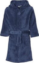 Playshoes - Fleece badjas met capuchon - Donkerblauw - maat 134-140cm