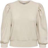 Jacqueline de Yong Trui Jdyanny 7/8 Sweat Jrs 15234281 Tapioca Dames Maat - S