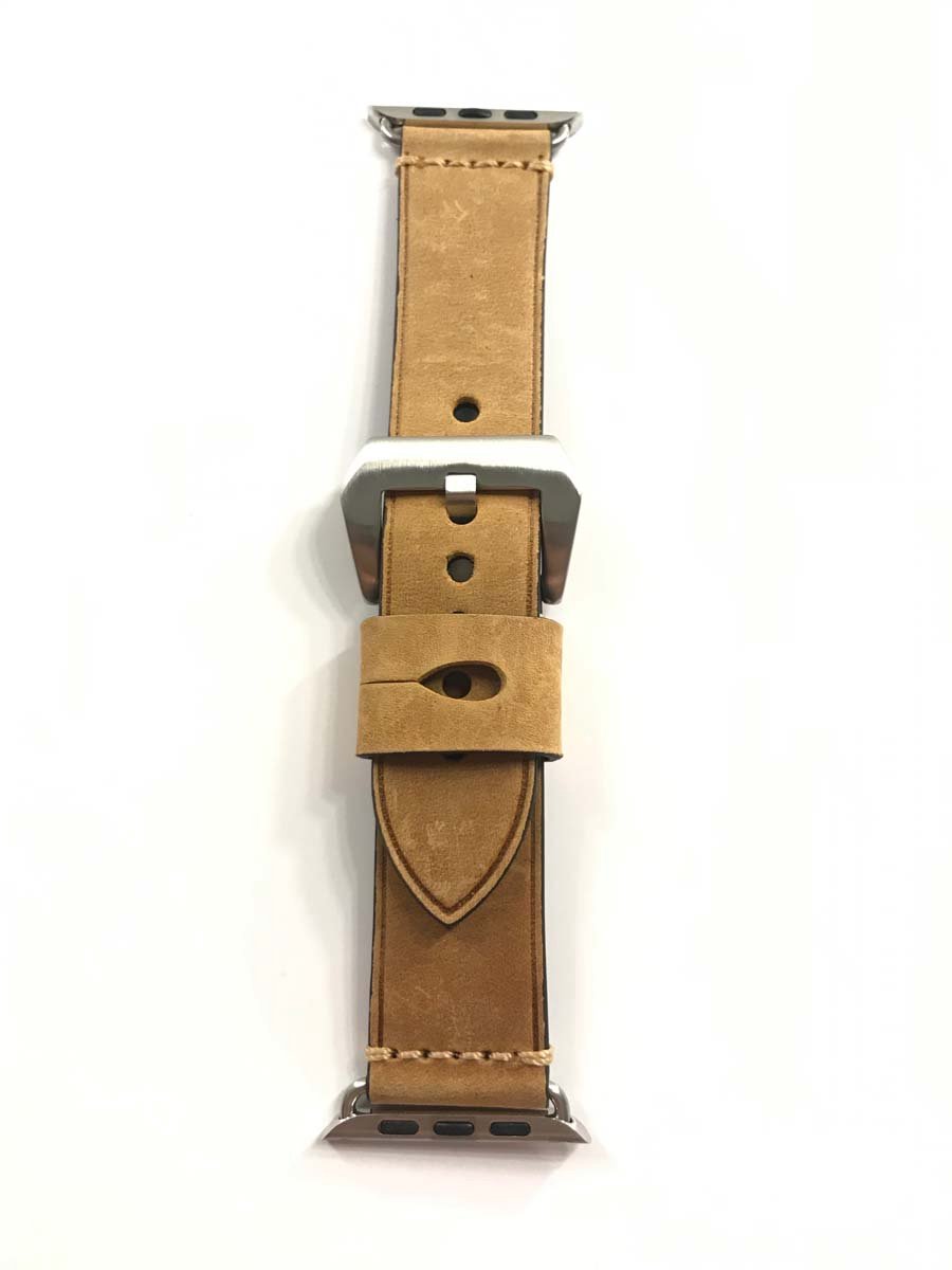 watchbands-shop.nl bandje - Apple Watch Series 1/2/3/4 (42&44mm) - Lichtbruin