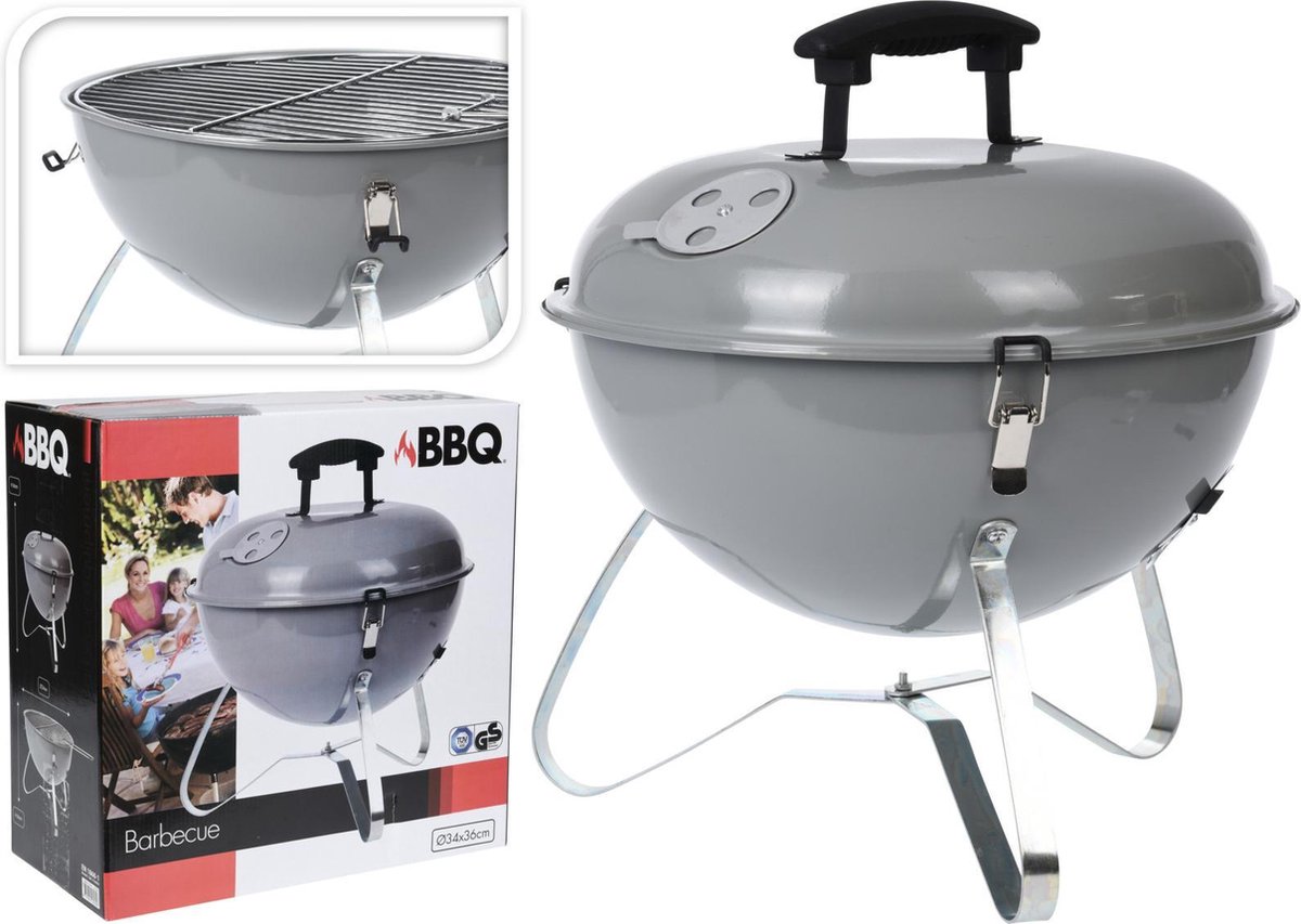 BBQ Classics Draagbare Houtskoolbarbecue met Deksel