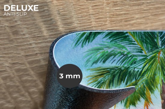 Set de table - Plage - Palmier - Mer - 45x30 cm - 6 pièces