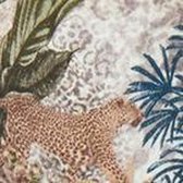 Enkellange broek pasvorm Barbara met jungleprint