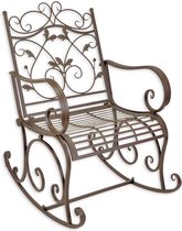 Chaise - Rocking chair - Marron, Fer - 100,5 cm de haut
